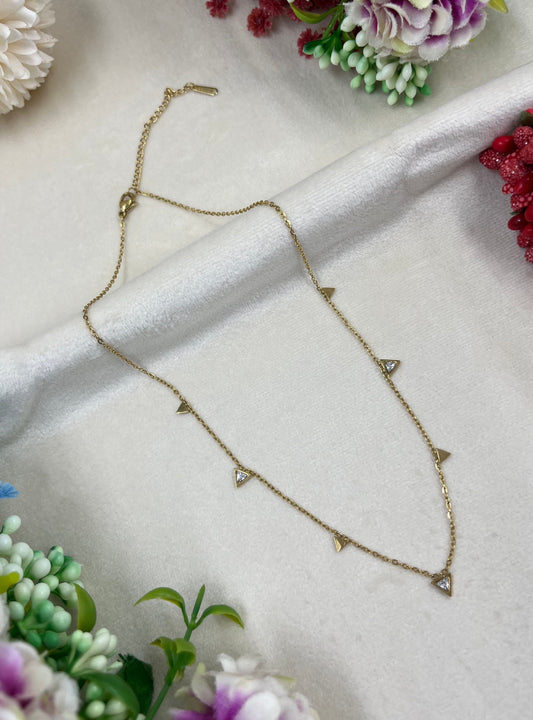 Premium Gold Diamond Necklace