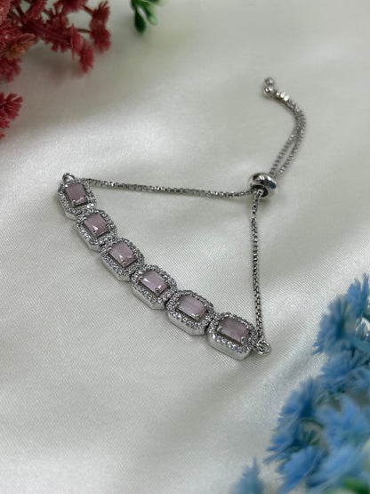 Pihu American Diamond Bracelet (Adjustable)