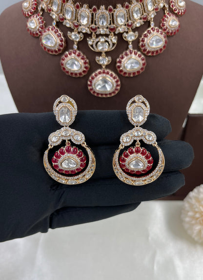 Apeksha Moissanite Kundan Necklace