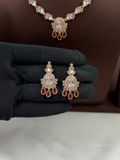 Rutika Moissanite Delicate Necklace