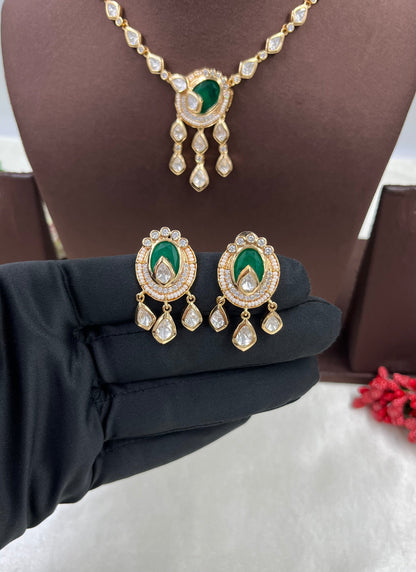 Rudrani Premium Moissanite Necklace