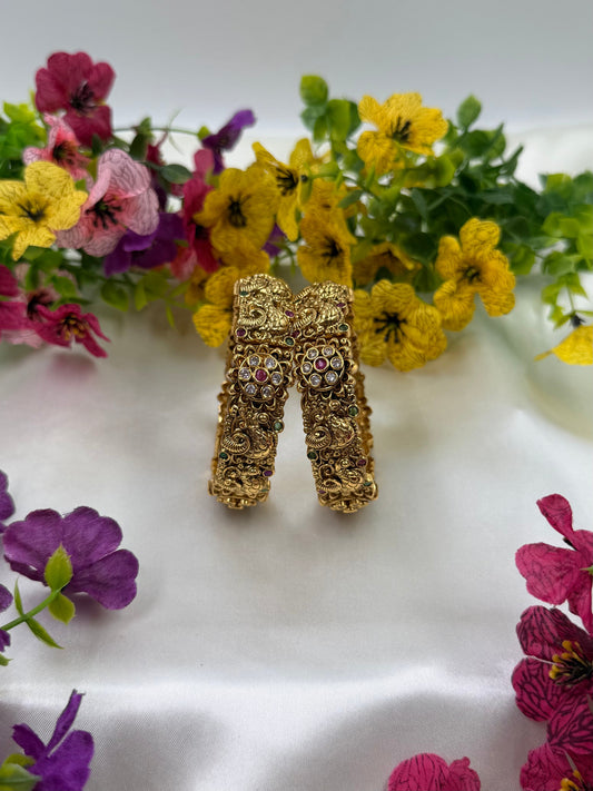 Radhika South Temple Bangles (Openable)