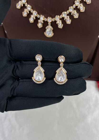Eterna Moissanite Kundan Necklace