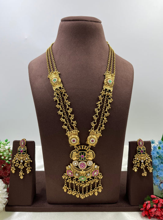 Aditi Heritage Long Necklace Set
