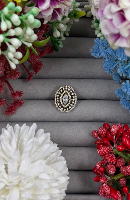 Yajna Victorian American Diamond Ring (Adjustable)