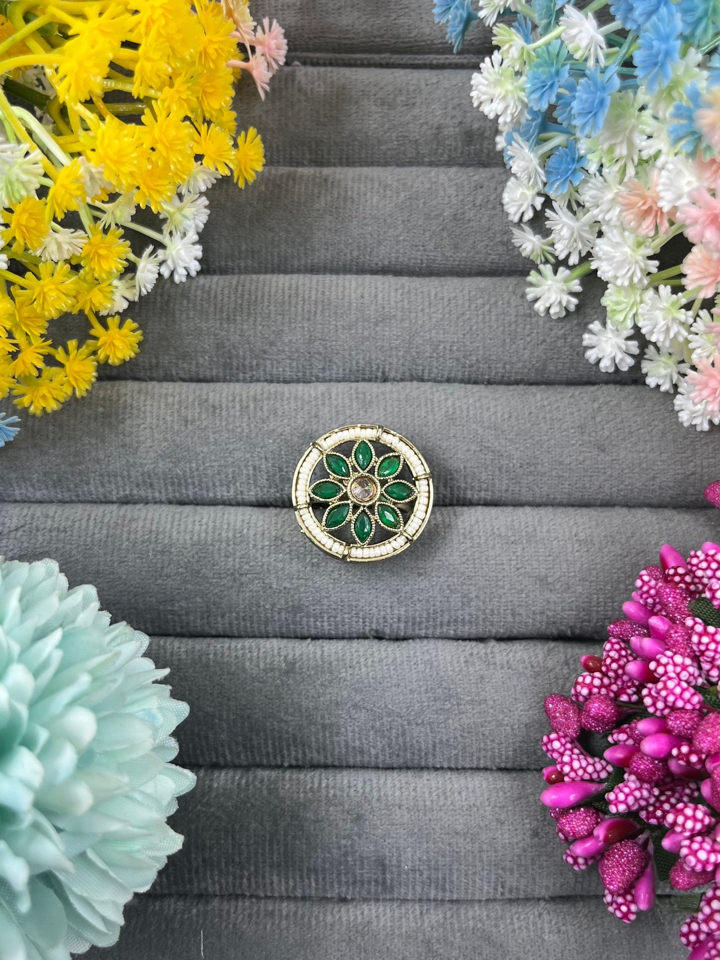 Varsha Victorian Ring (Adjustable)