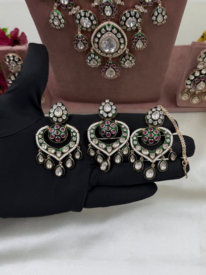 Raziya Moissanite Premium Combo Set