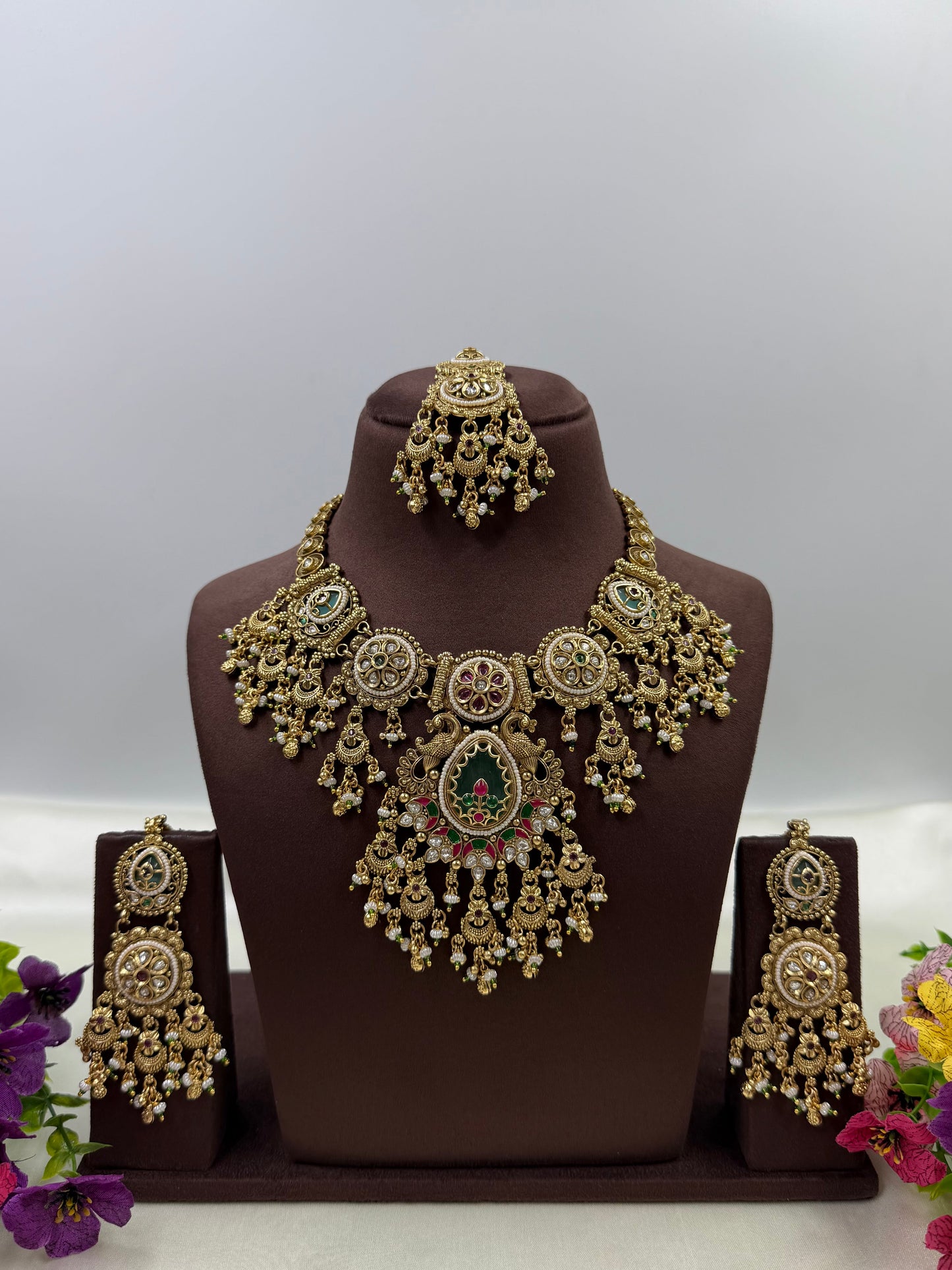 Chhaya Heritage Semi Bridal Set