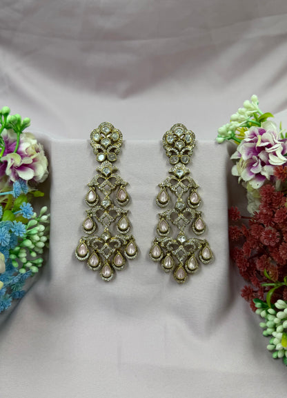Sophia Victorian Moissanite Earring