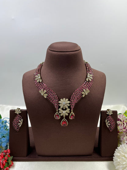 Anita Victorian American Diamond Necklace