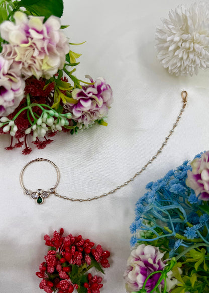 Akshara Moissanite Nose Ring