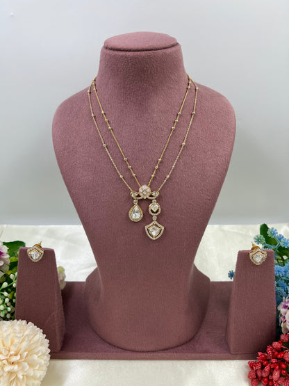 Regal Redance Premium Moissanite Chain Pendent