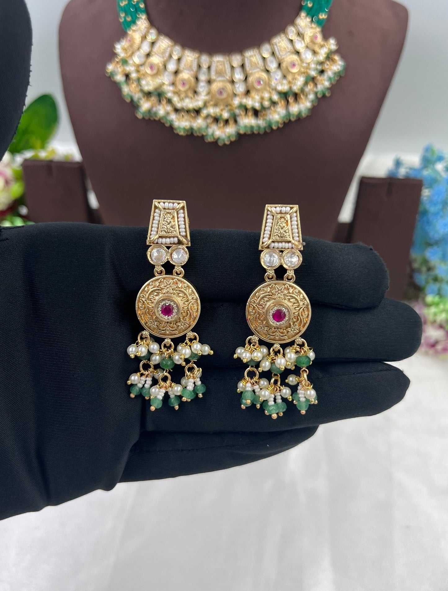 Poonam Heritage Premium Moti Necklace