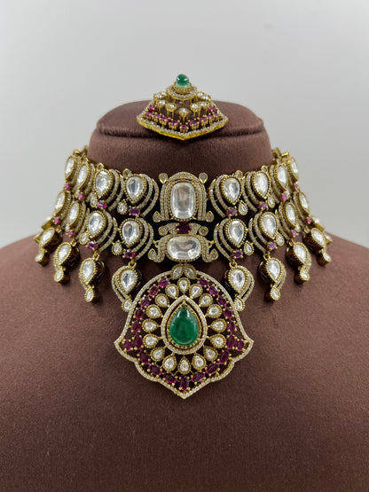 Payal Premium Moissanite Choker Necklace