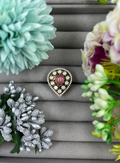 Kanak Victoria Moissanite Adjiustable Ring