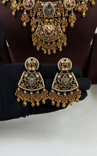 Ambika Gold Plated Necklace Set