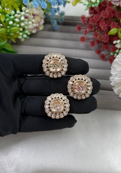 Anjali Moissanite Premium Ring