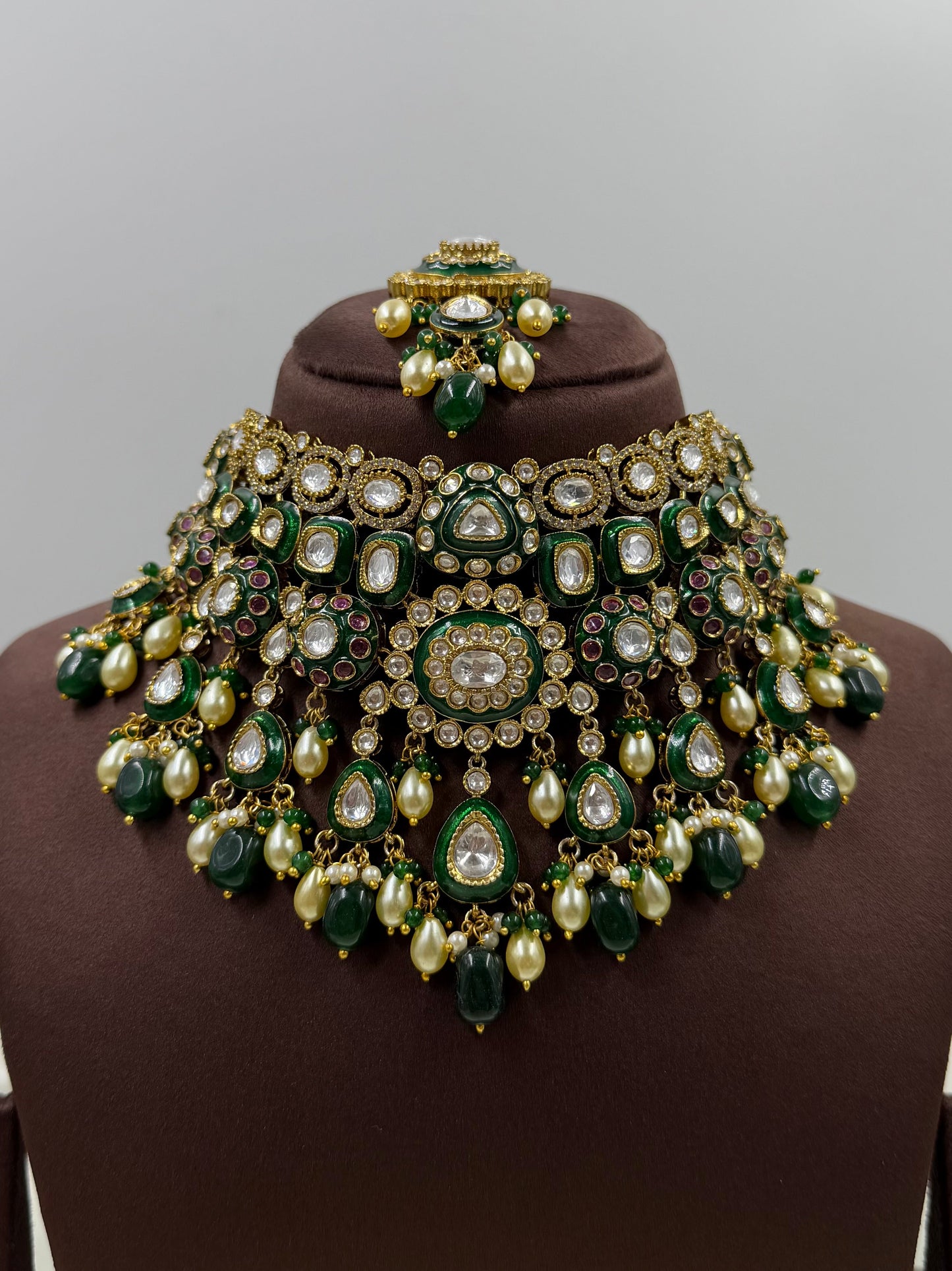 Maira Polki Kundan Choker Necklace Set