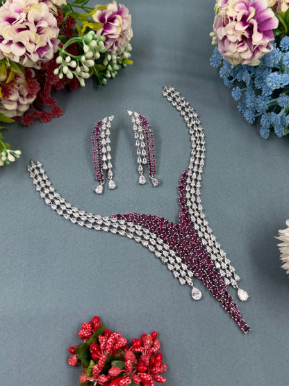 Aditi American Diamond Necklace