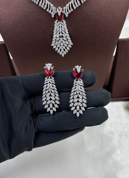 Rubina American Diamond Premium Necklace