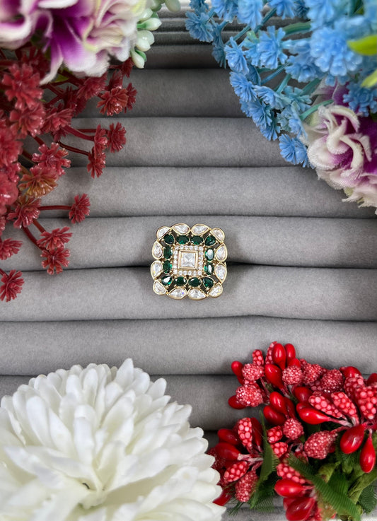Nanda Moissanite Premium Ring