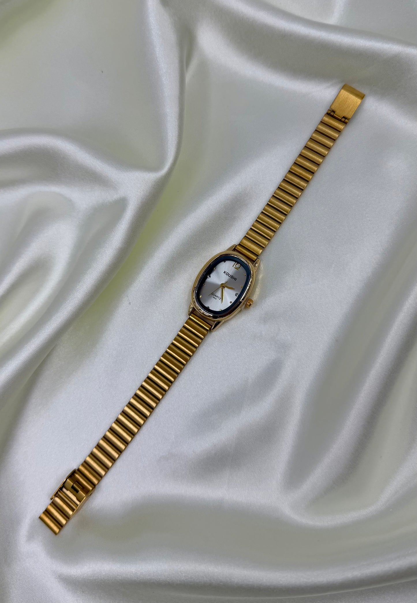 Ruhi Gold Stainless Steel Watch (Adjustable)