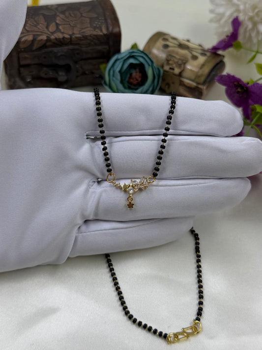 Star Charm Gold Mangalsutra