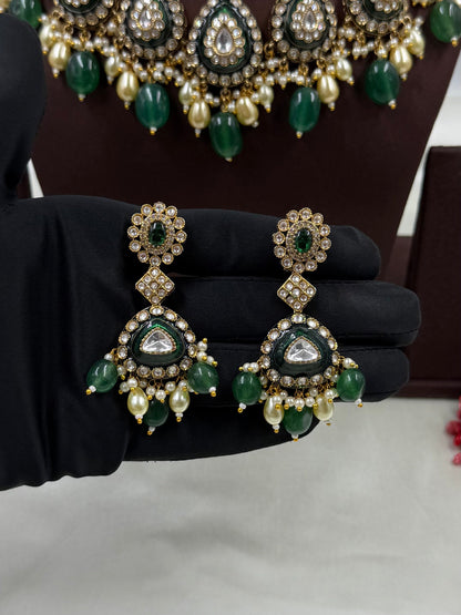 Avantika Polki Kundan Semi Bridal Set
