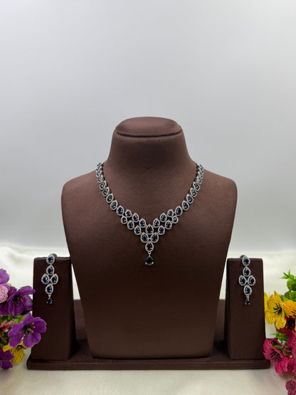 Jasmine American Diamond Necklace
