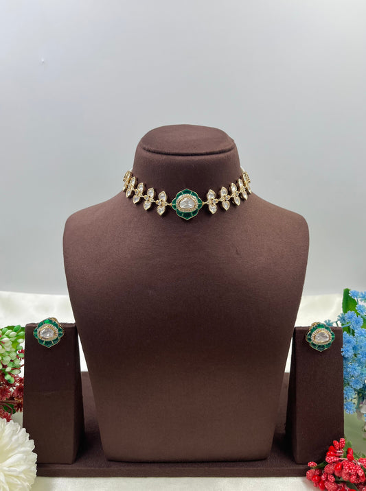 Bhumi Moissanite Choker Necklace