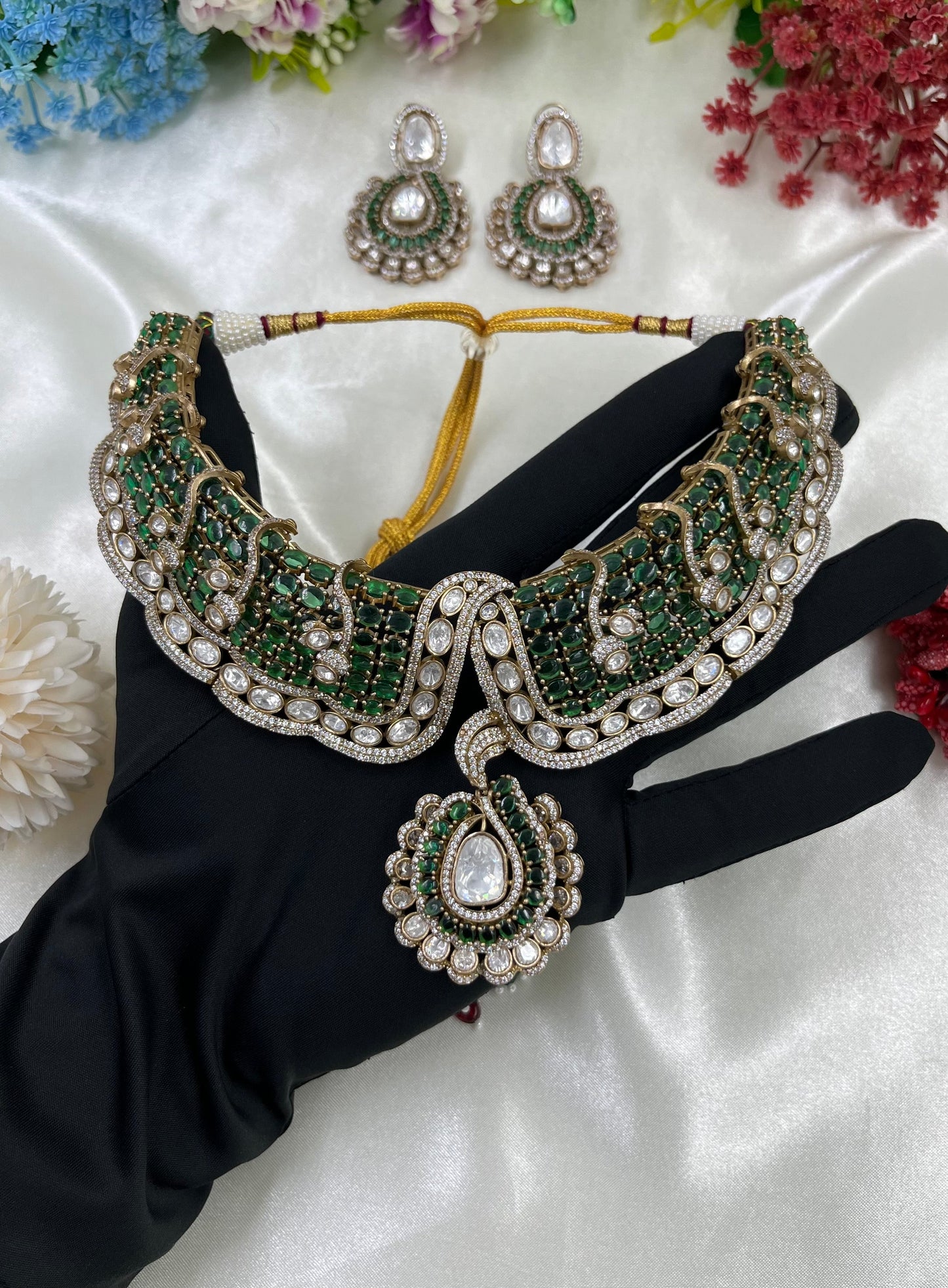 Aisha Premium Kundan Necklace
