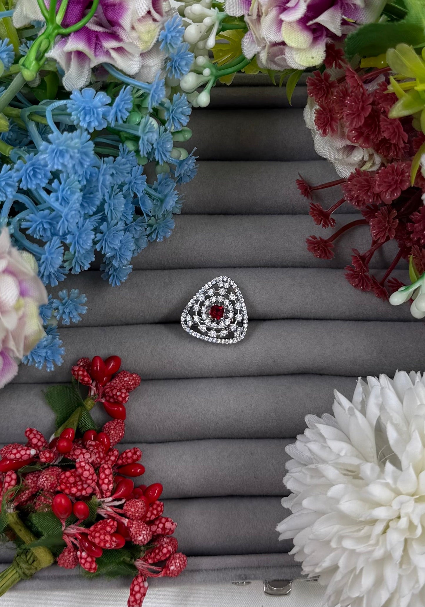 Norah American Diamond Ring (Adjustable)