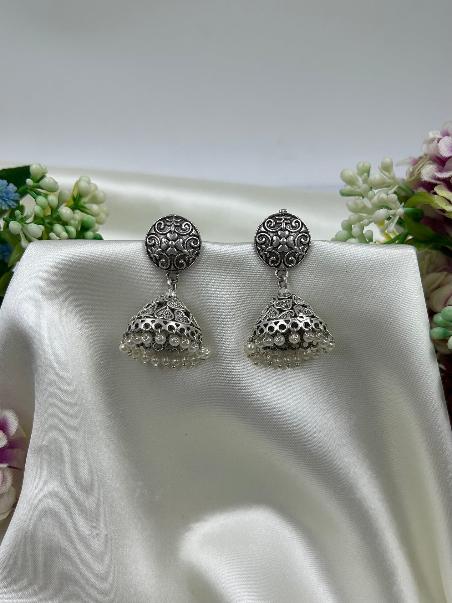 Shruti Silver Earring