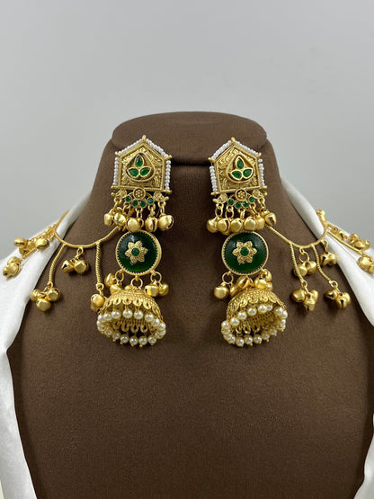 Dania Kashmiri Earing With Earchain