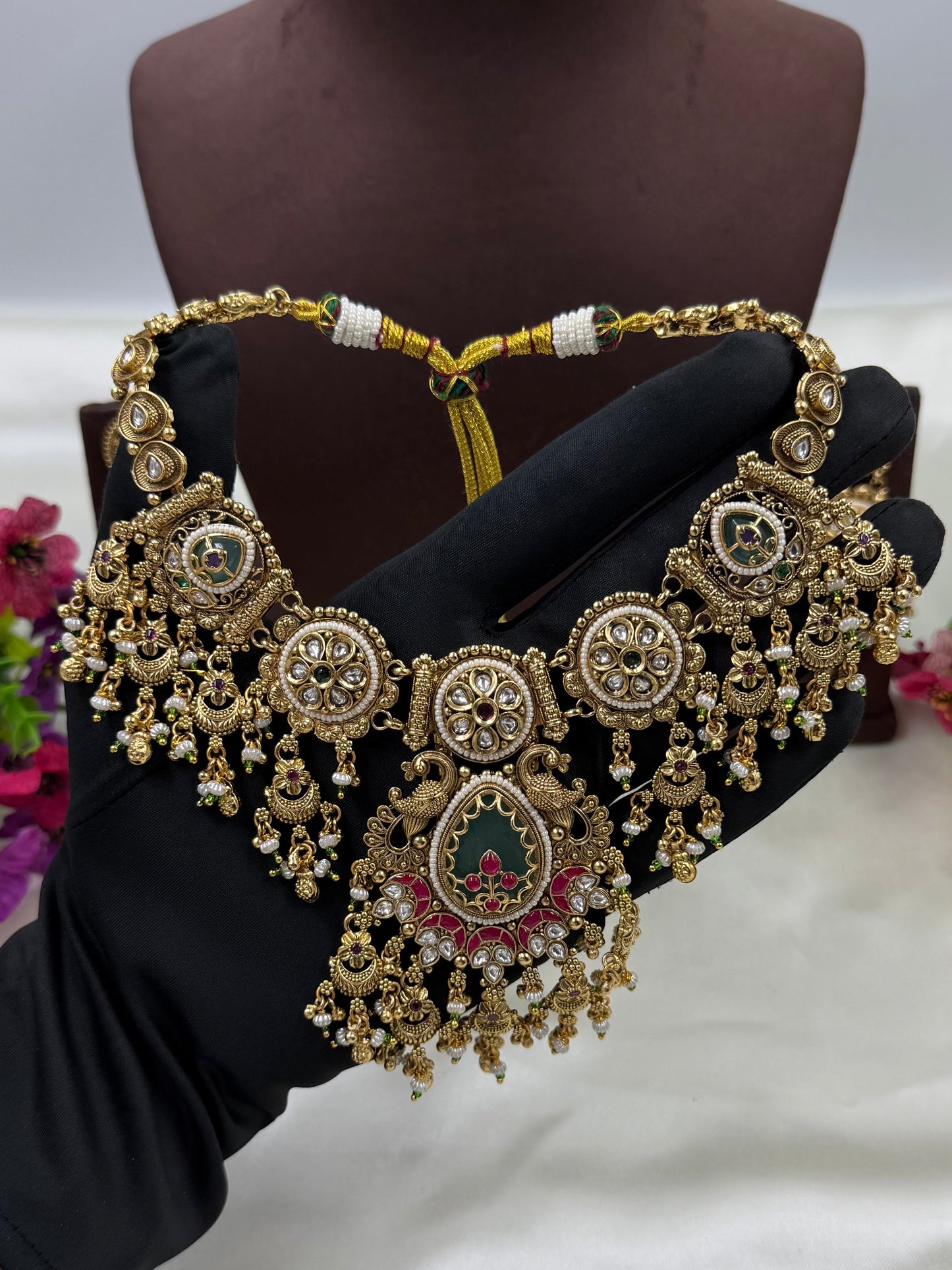 Chhaya Heritage Semi Bridal Set