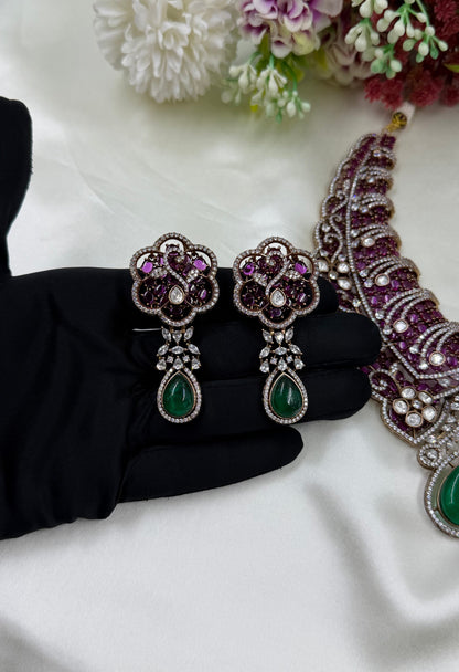 Maitri Jaipuri Kundan Necklace Set