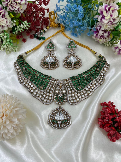 Sheesh Mahal Premium Kundan Necklace