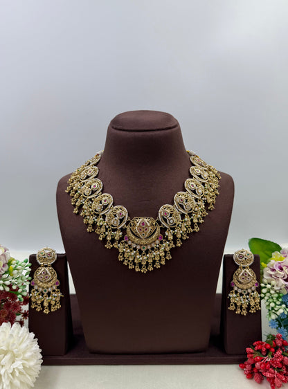 Nritya Heritage Chorski Necklace Set