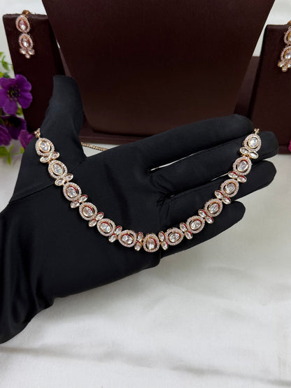 Hina Moissanite Delicate Necklace