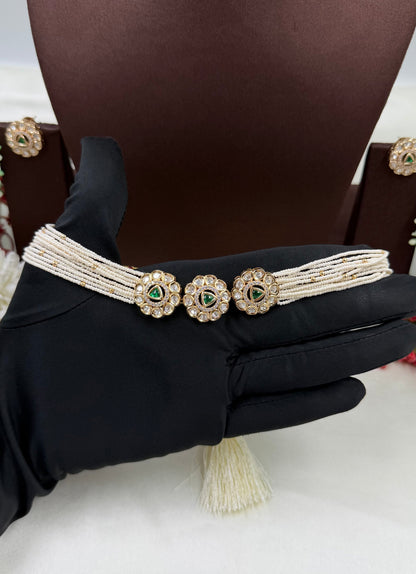 Shilpa Moissanite Delicate Choker Necklace