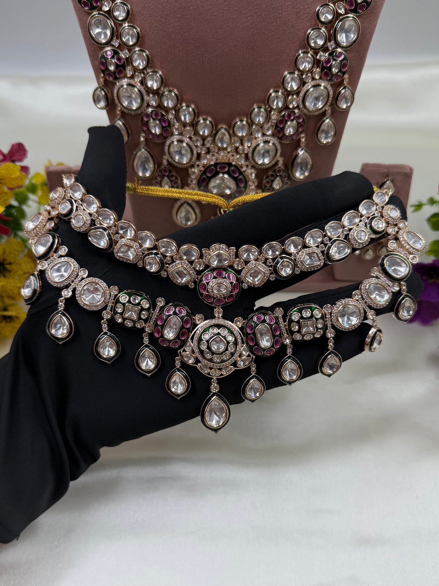 Suchita Moissanite Premium Semi Bridal Set