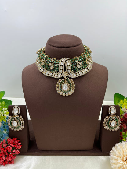 Aisha Premium Kundan Necklace