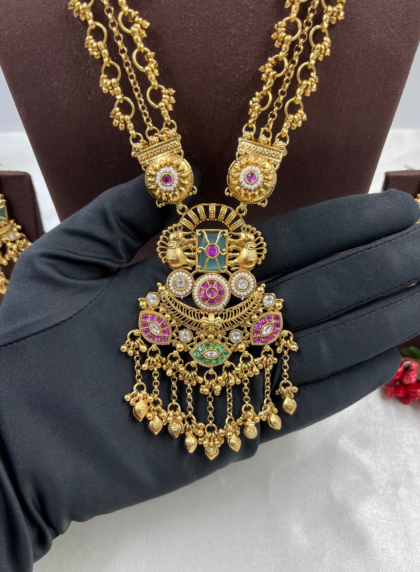 Aditi Heritage Long Necklace Set