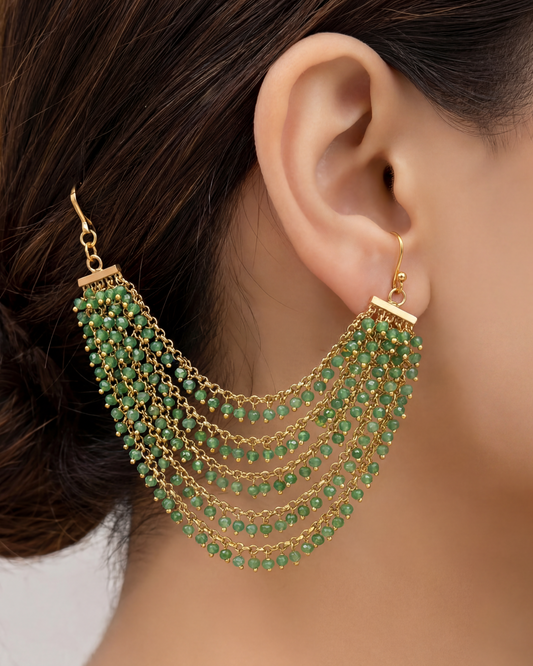 Alka Pearl Ear Chain