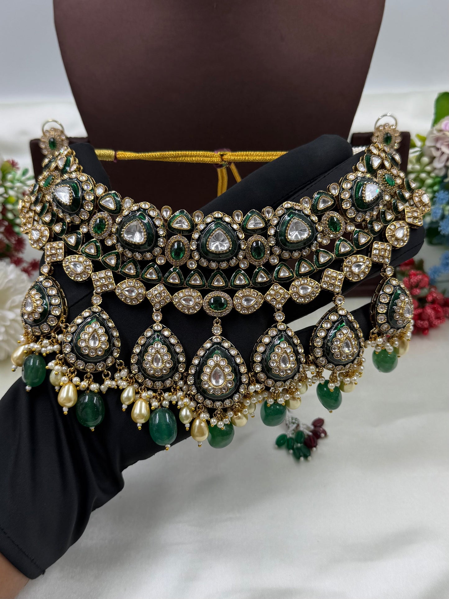 Avantika Polki Kundan Semi Bridal Set