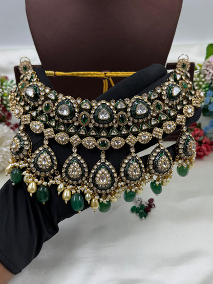 Avantika Polki Kundan Semi Bridal Set