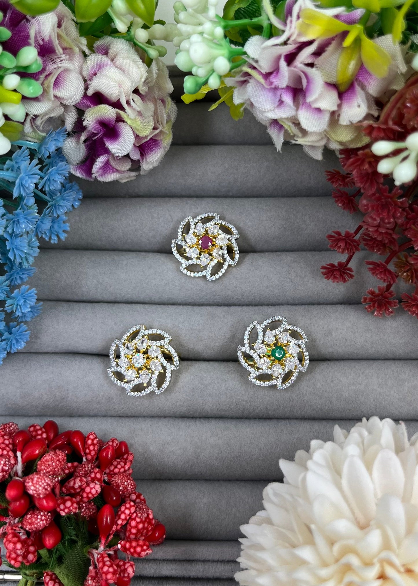Myra Dual Tone Ad Ring