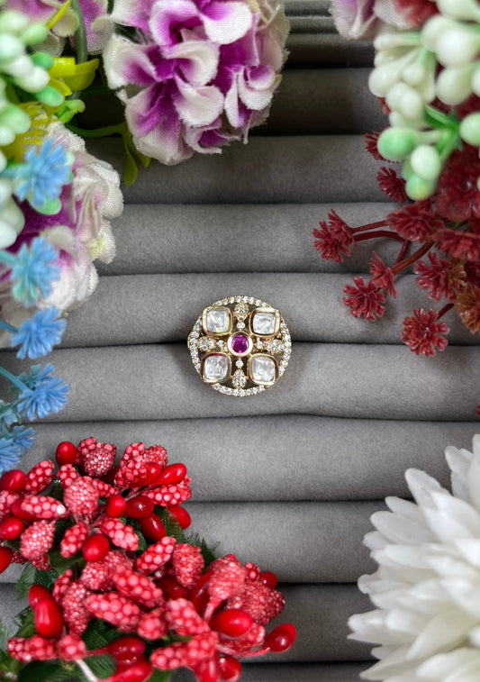Aditi Moissanite Ring