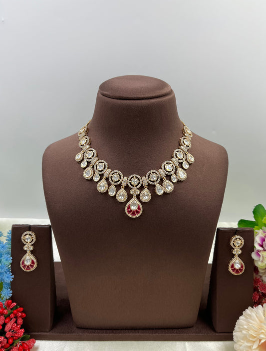 Kittur Moissanite Delicate Necklace