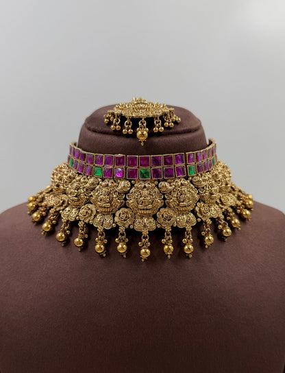 Karishma South Indian Choker Necklace Set